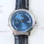 Perfect Replica Swiss Omega De Ville Stainless Steel Blue Dial Automatic Watch_th.jpg